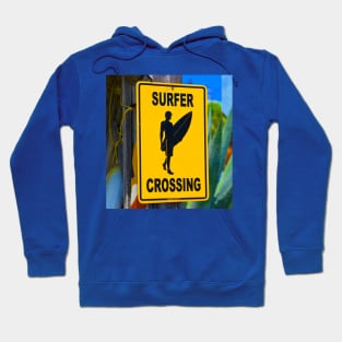 Surfer crossing Hoodie